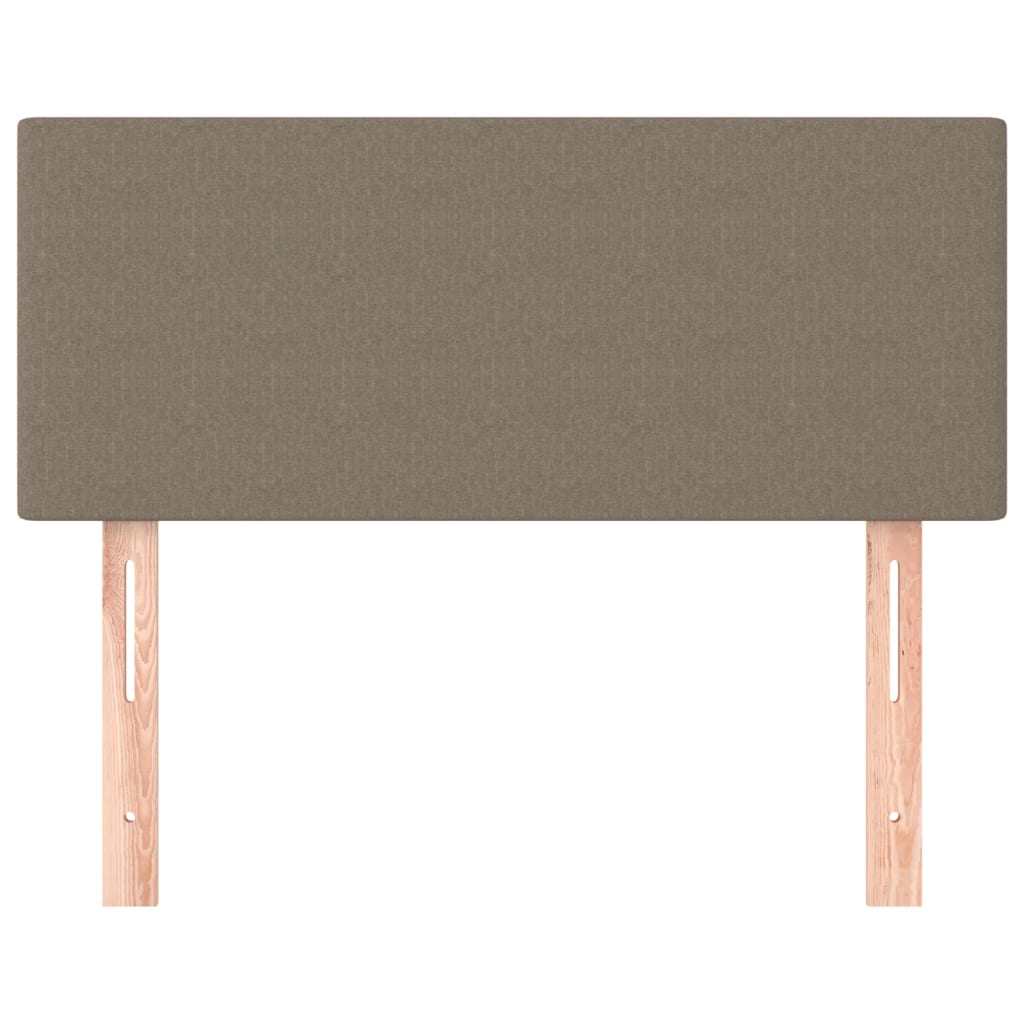 Kopfteil Hellgrau 80x5x118/128 cm Stoff