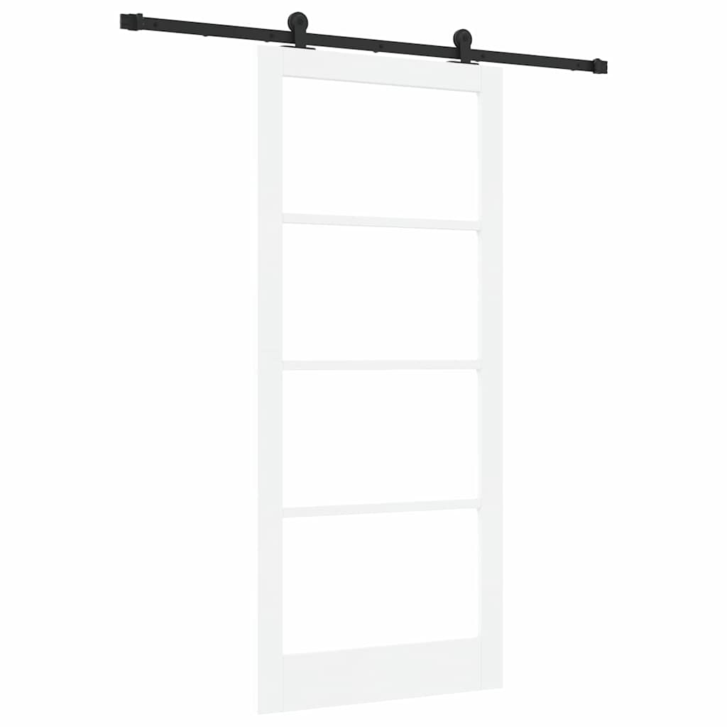 Schiebetür ORKDAL Natürlich und Schwarz 61 x 198,5 cm