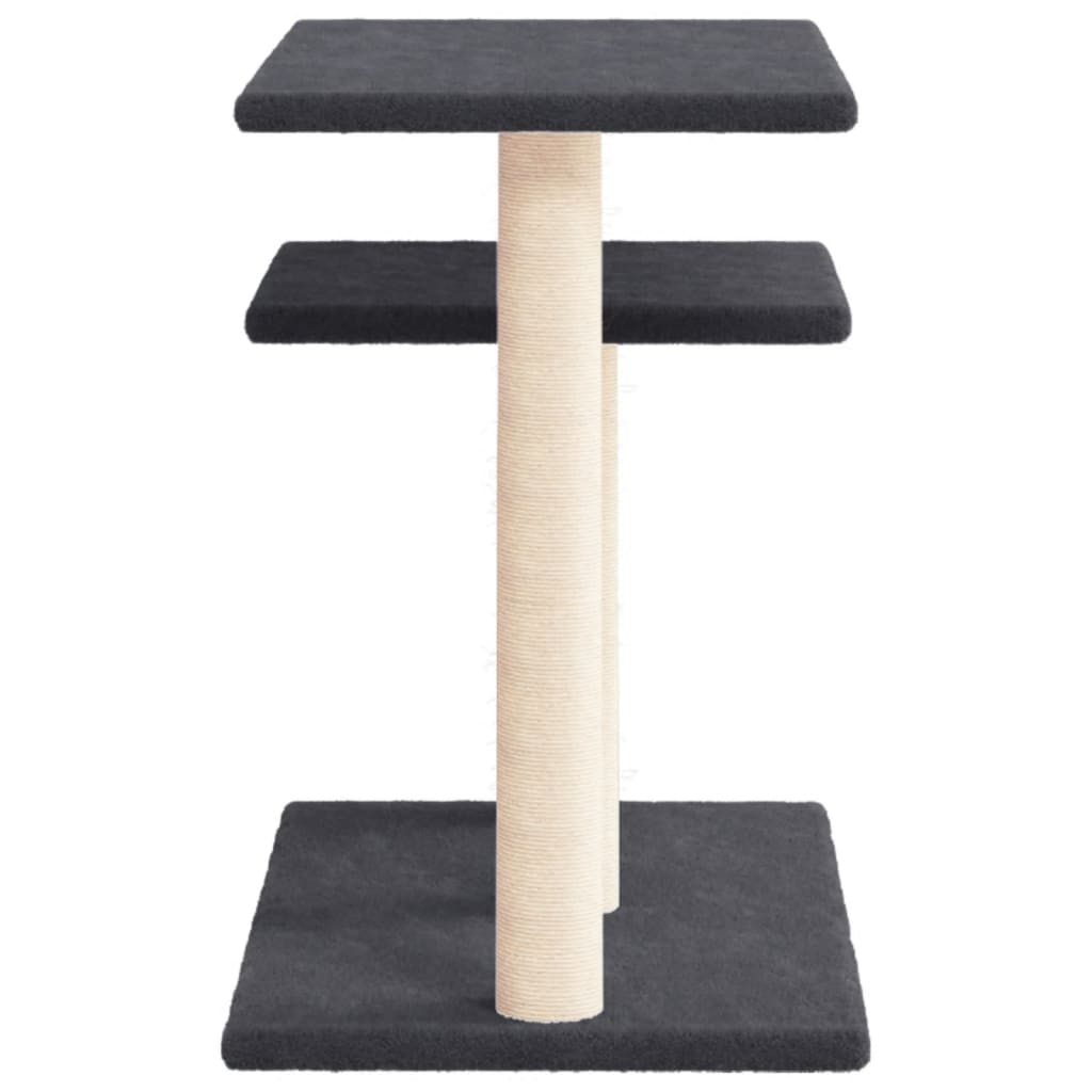 Kratzbaum mit Plattformen Creme 62,5 cm