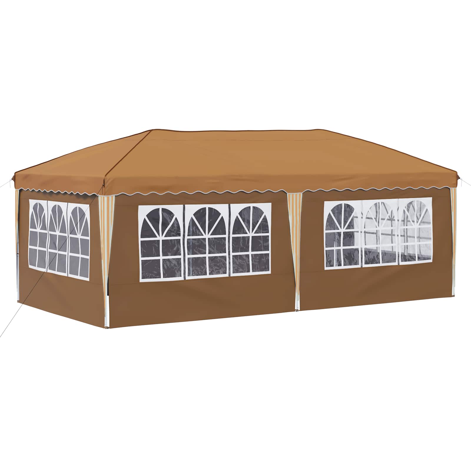 Pop-up Partyzelt 575 x 290 x 245 cm Creme