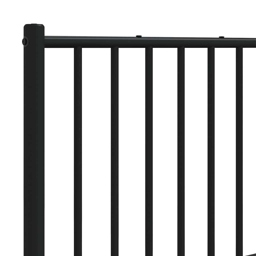 Ersatz-Kopfteil Metall Schwarz 75 cm