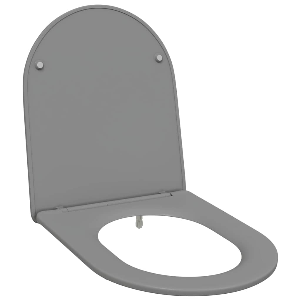 Toilettensitz Anthrazit 47 x 36 x 3,4 cm Duroplast