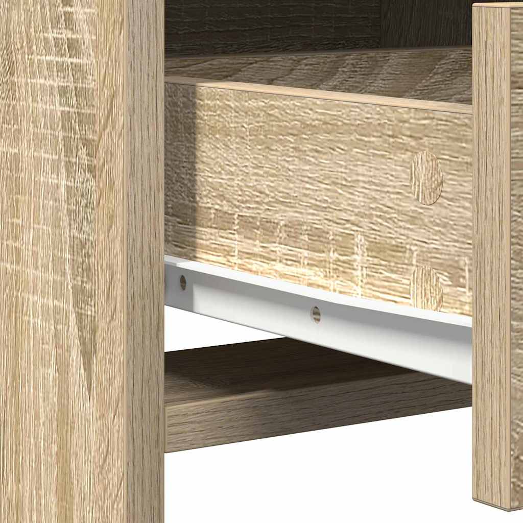 Schminktisch mit Tür 2 pcs Weiß 50 x 41 x 135 cm Holzwerkstoff