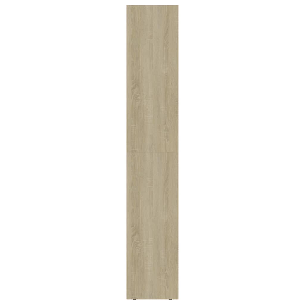 Bücherregal Weiß 36x30x171 cm Holzwerkstoff