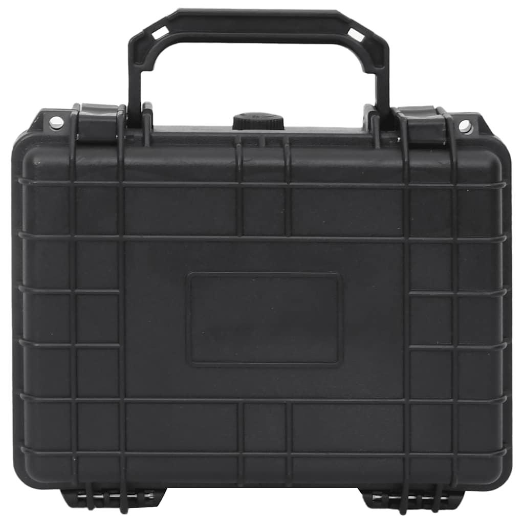 Koffer für Flugreise Tragbar Schwarz 46,5x21,5x17,5 cm PP