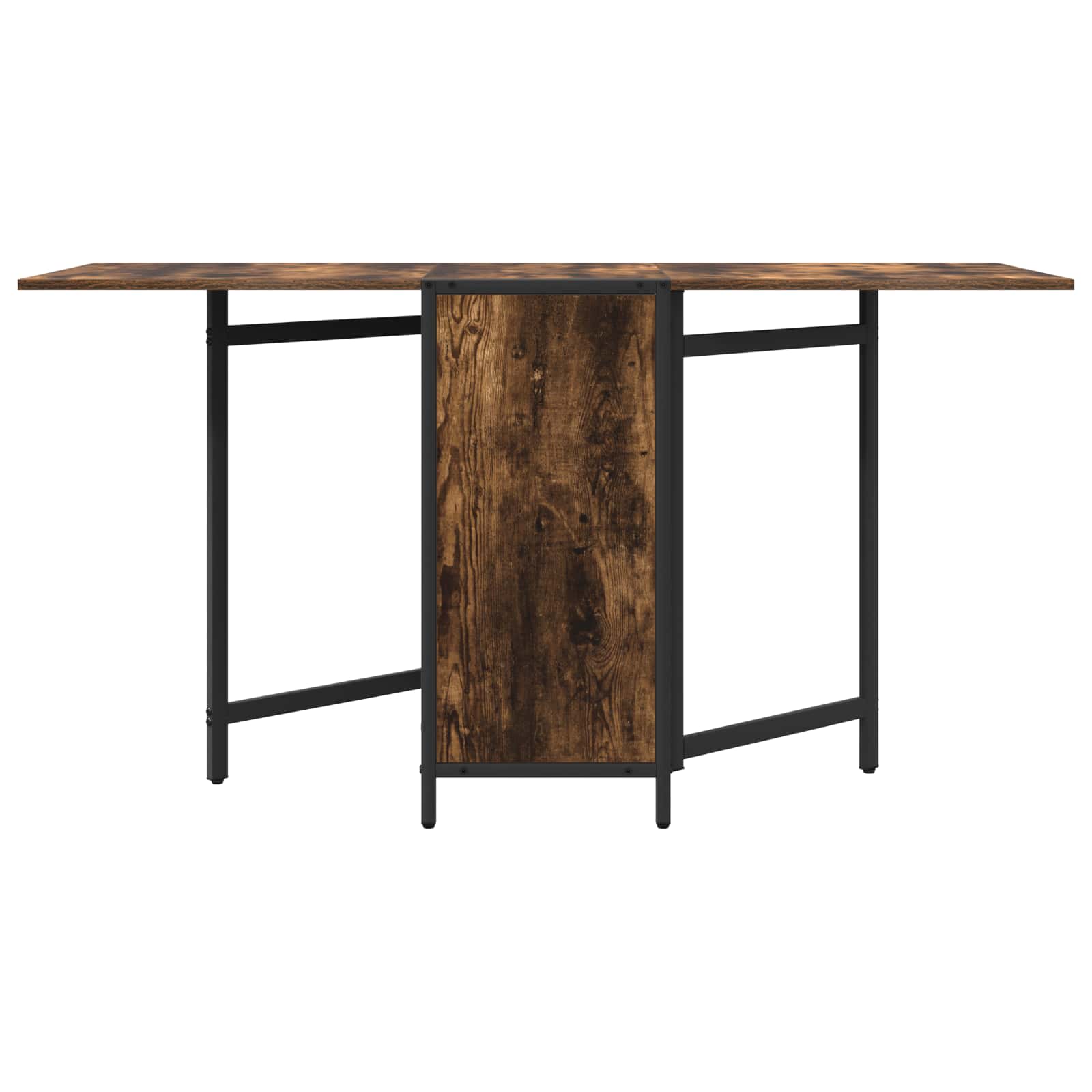 Esstisch 144 x 60 x 75 cm Holzwerkstoff Schwarze Eiche