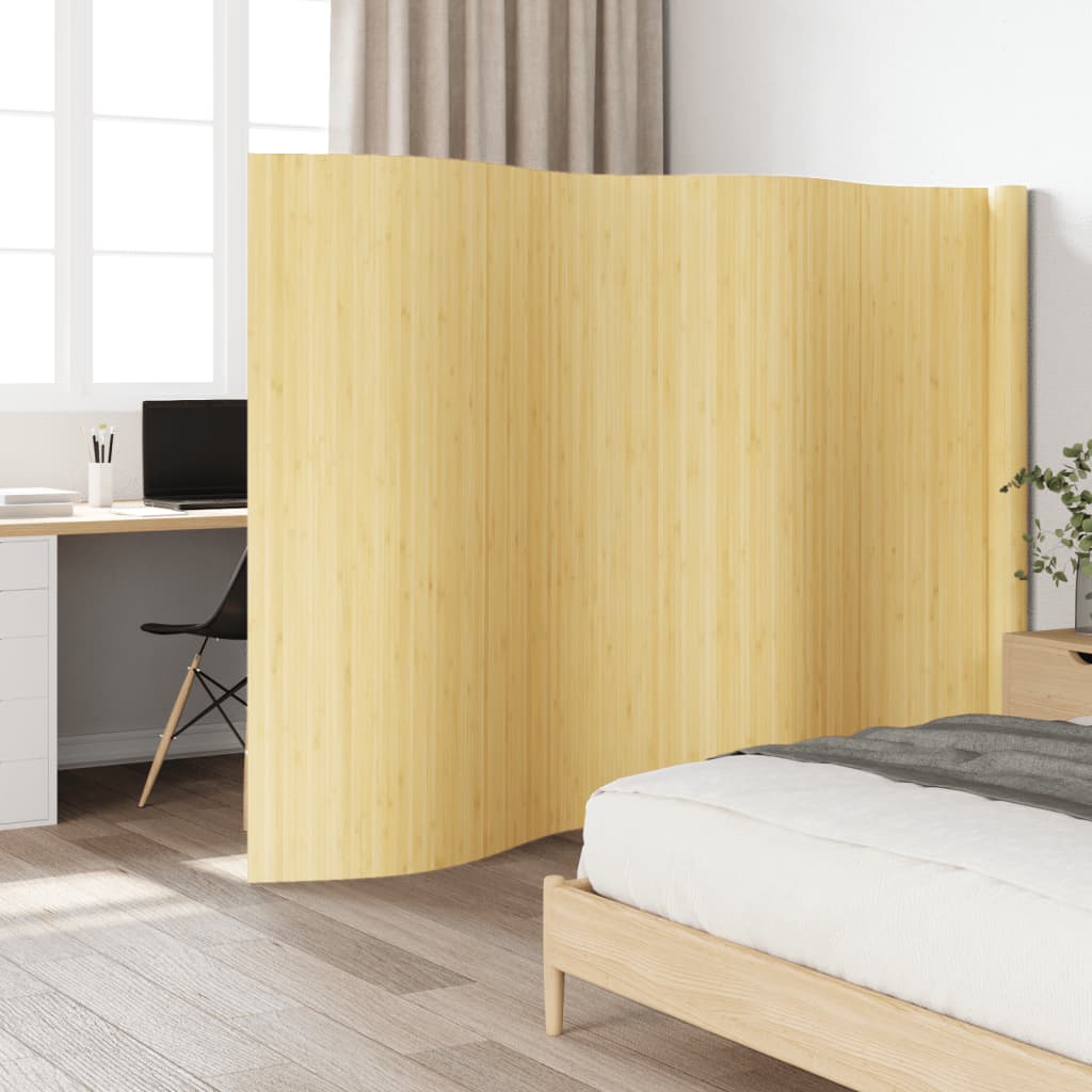 Raumteiler Bambus Natur Breite 250 cm Höhe 165 cm