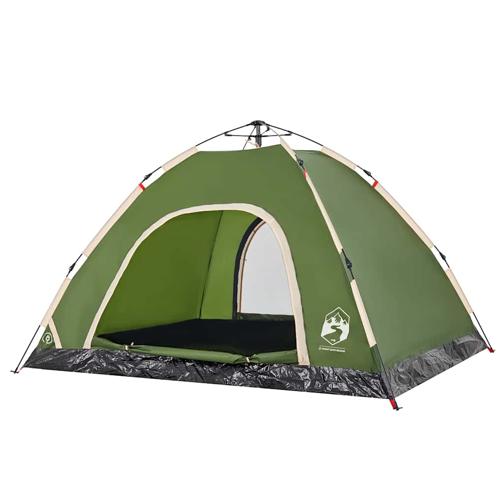 Campingzelt 2 Personen Grün Quick Release