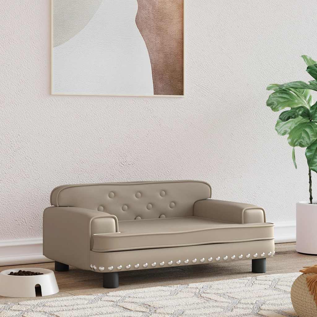 Hundebett Rosa 90x53x30 cm Samt