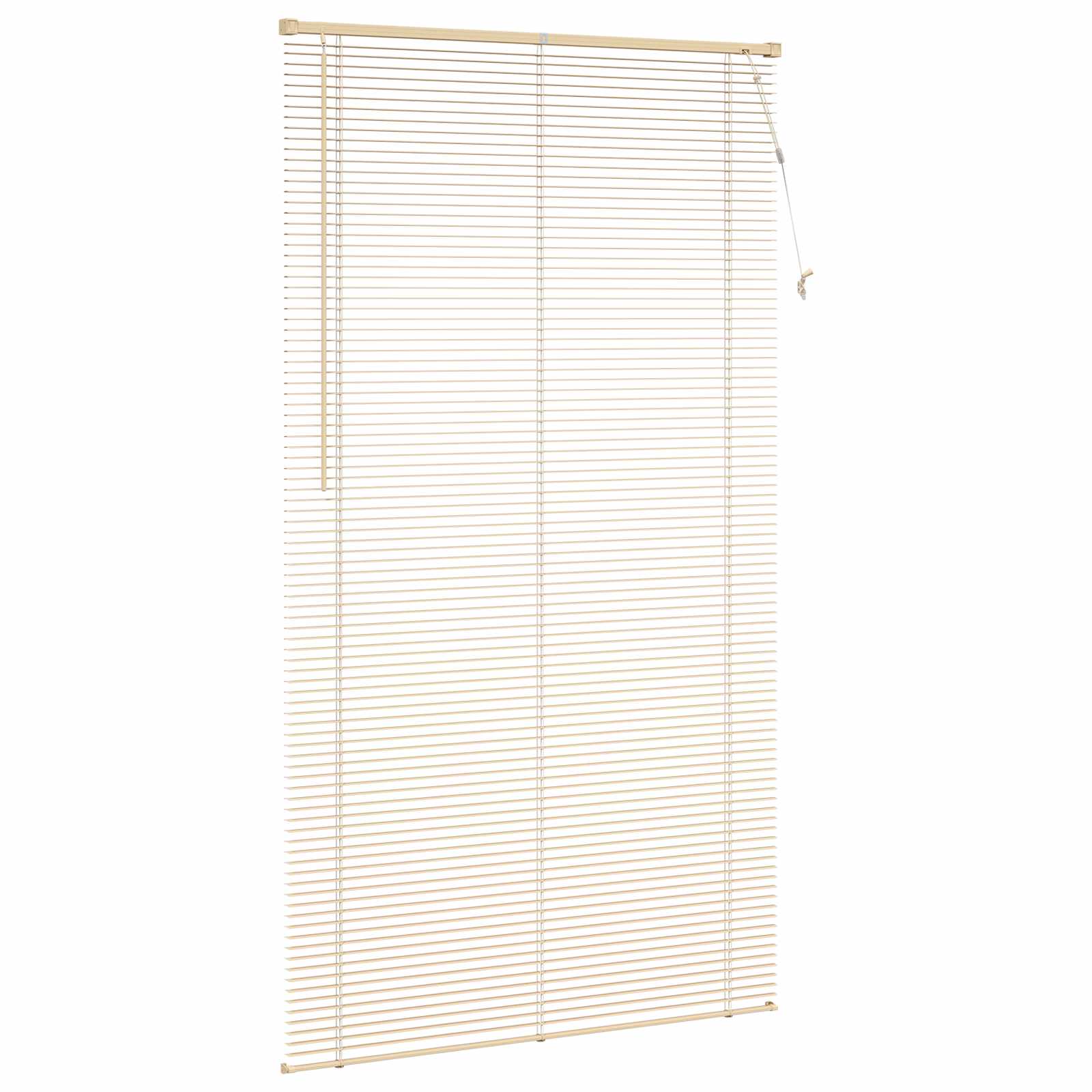 Jalousie Silber Grau 150 x 40 cm 25 mm PVC