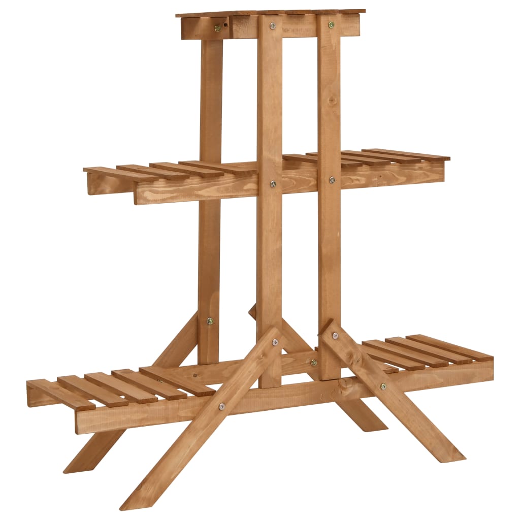 Blumenständer 83x25x132 cm Tannenholz Massiv
