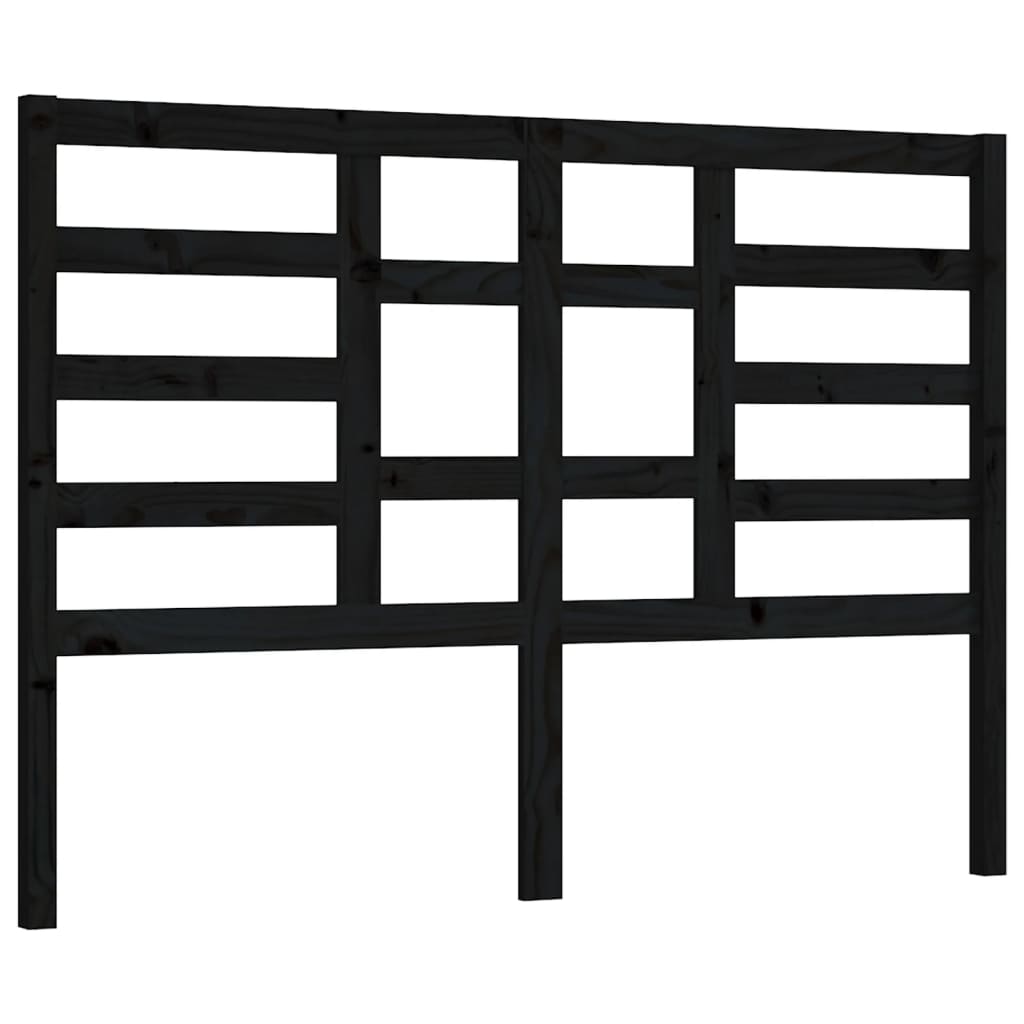 Bett-Kopfteil Grau 81x4x104 cm Massivholz Kiefer
