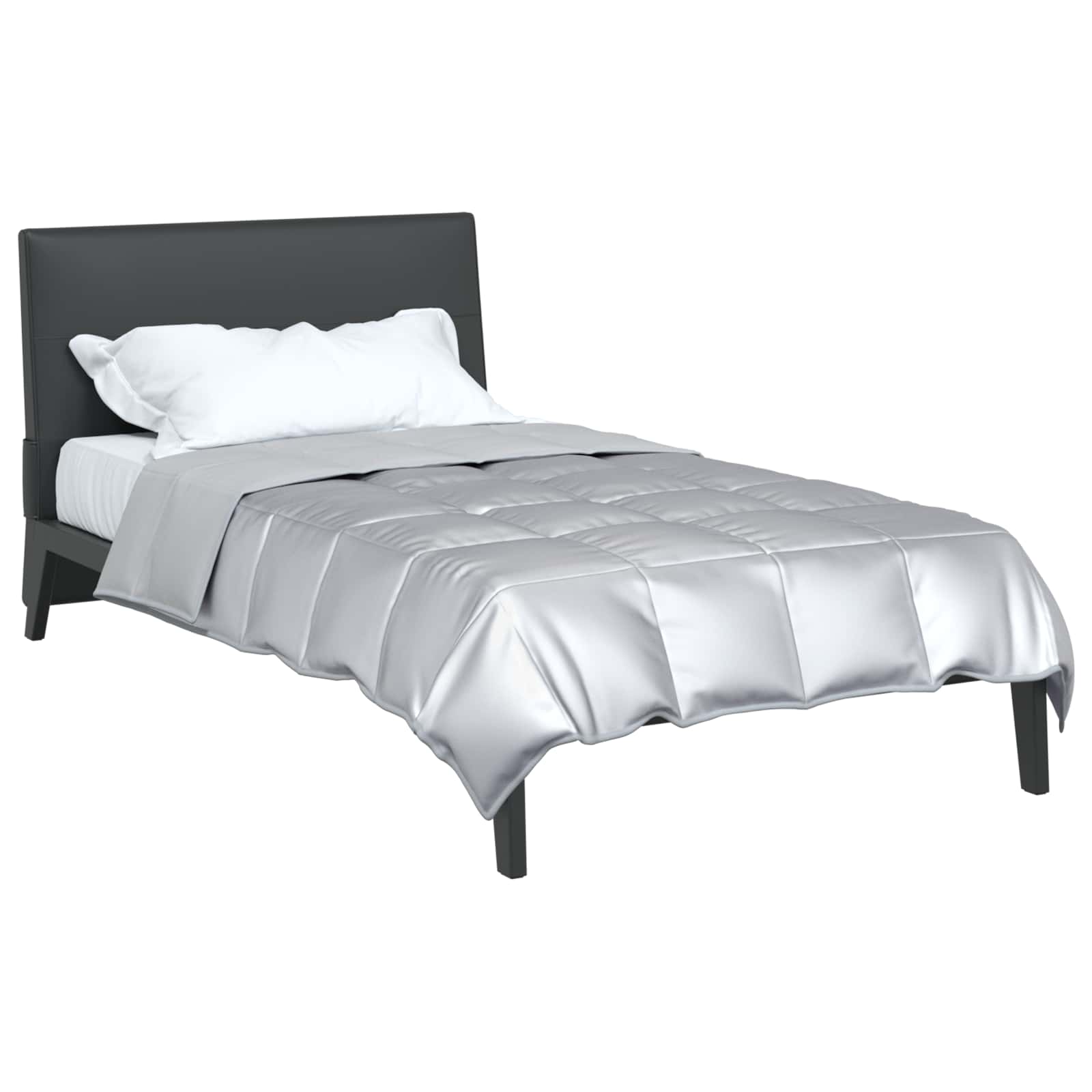 Ganzjahresbettdecke Gold 135 x 200 cm Satin und Mikrofaser