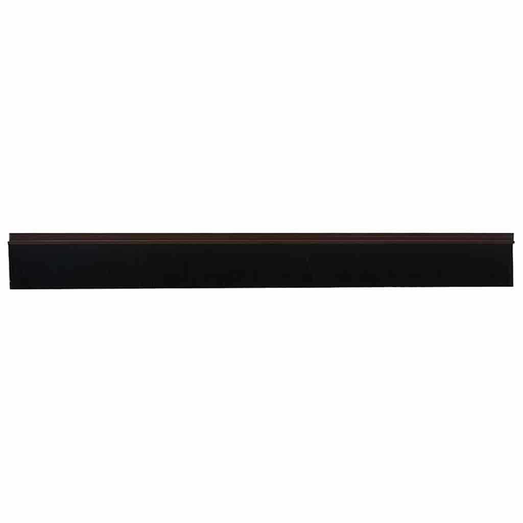 Selbstklebende Türbürstendichtungen 2 pcs Braun 100 cm