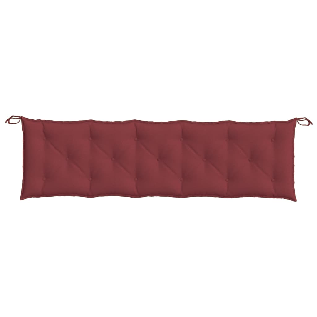 Gartenbank-Auflage Melange Anthrazit 100x50x7 cm Stoff