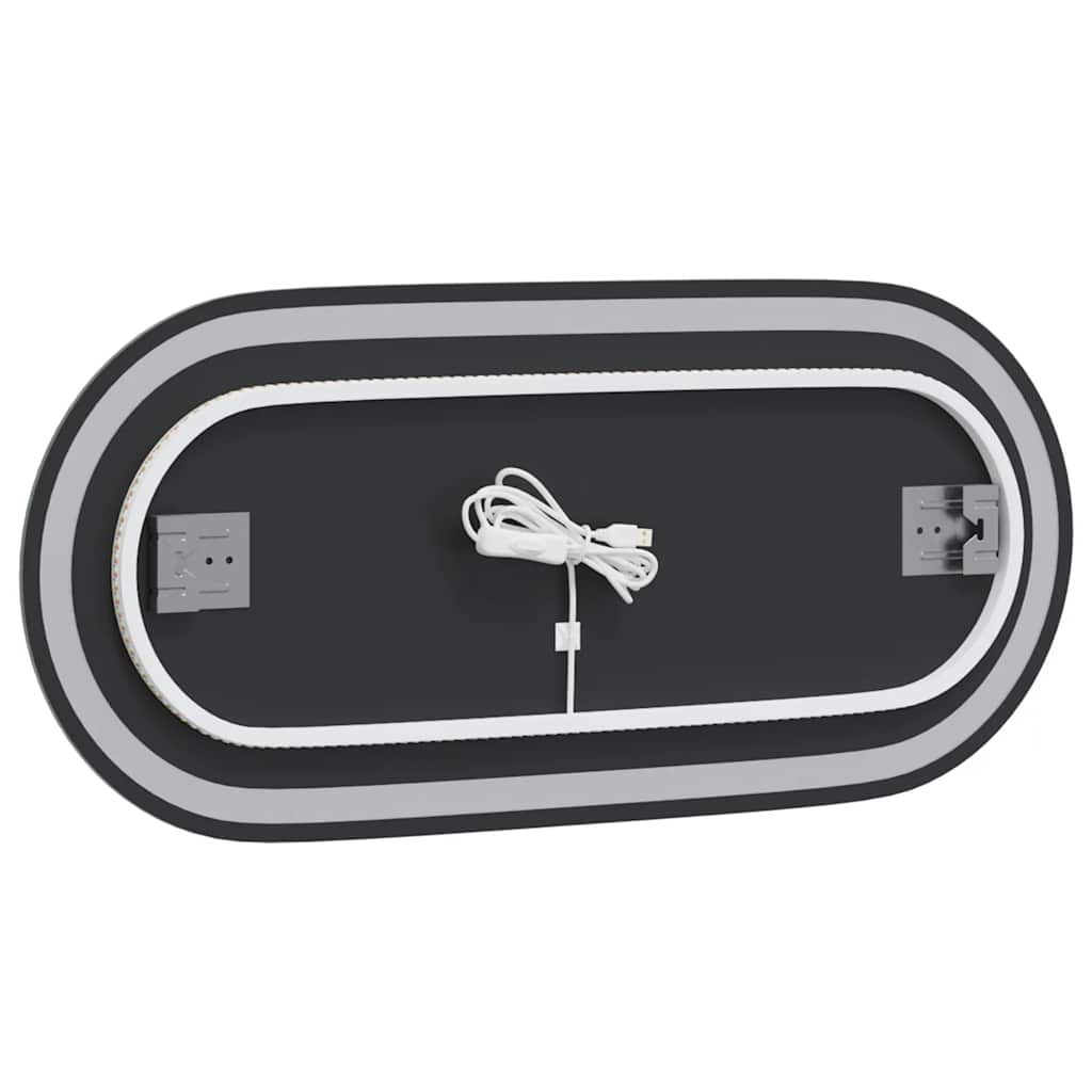 LED-Badspiegel 40x15 cm Oval