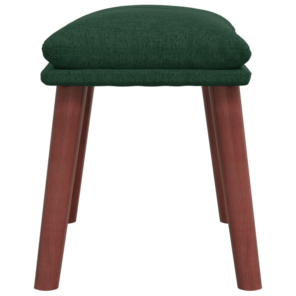Fußhocker Hellgrau 45x29,5x35 cm Stoff