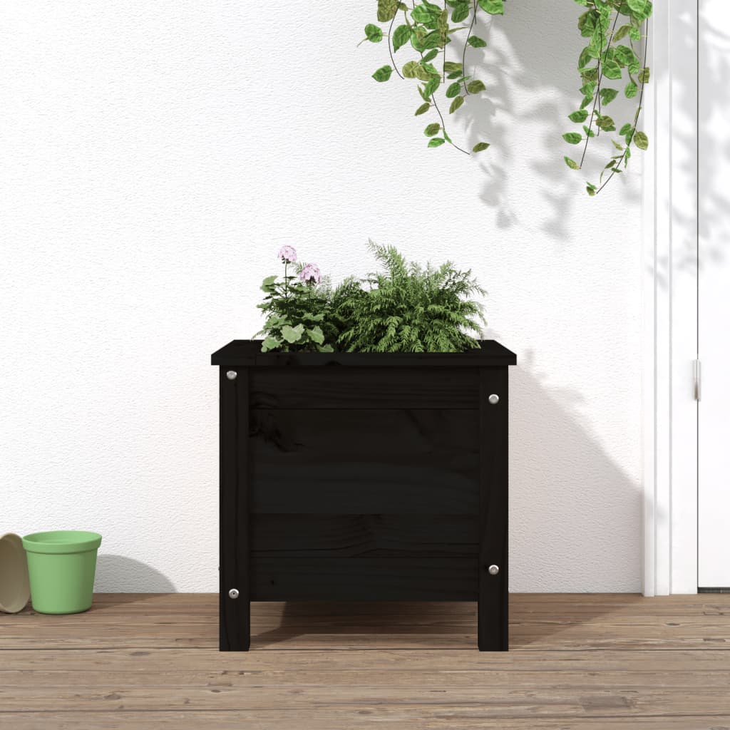 Garten-Pflanzgefäß Wachsbraun 40 x 40 x 39 cm