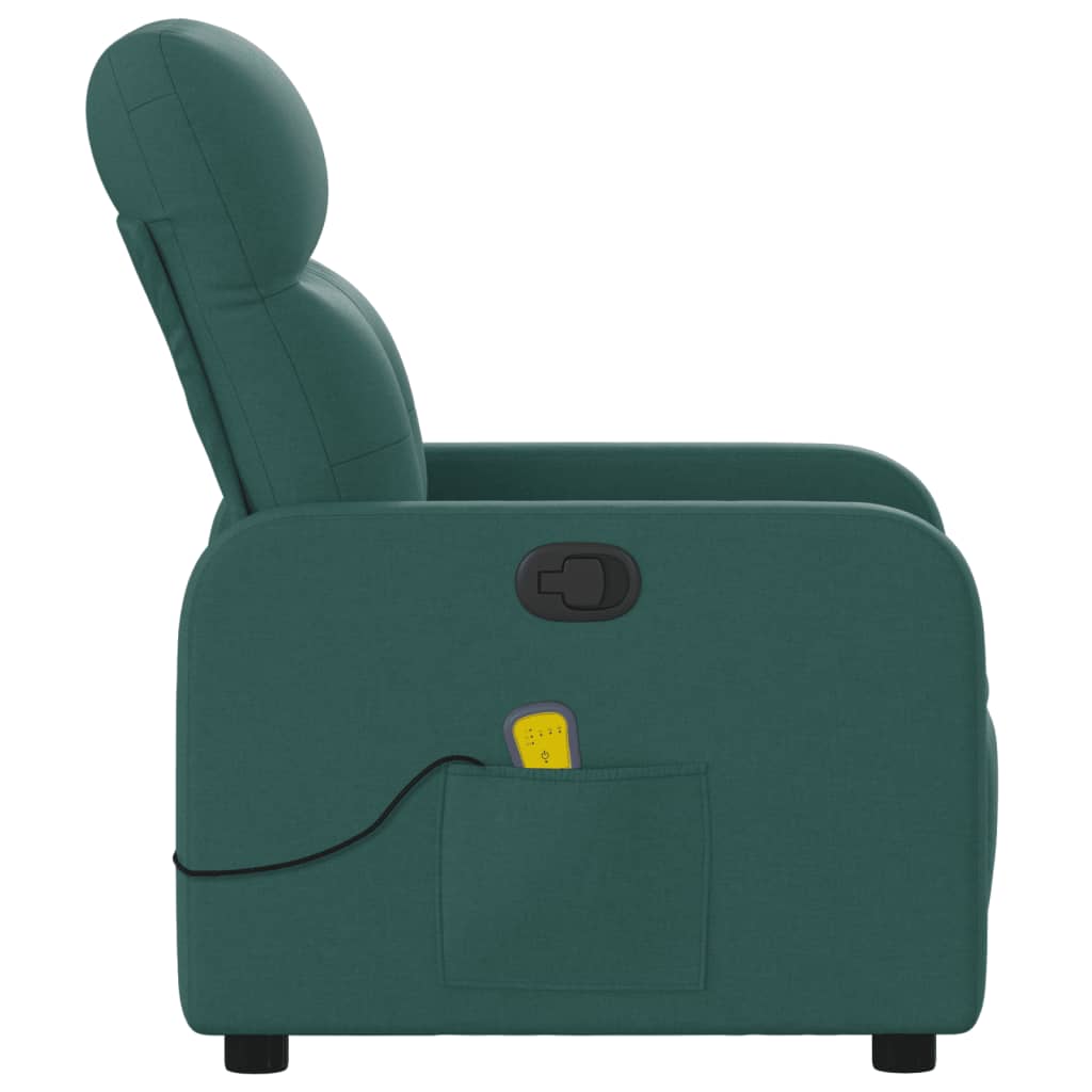 Massage-Relaxsessel, hellgrauer Stoff