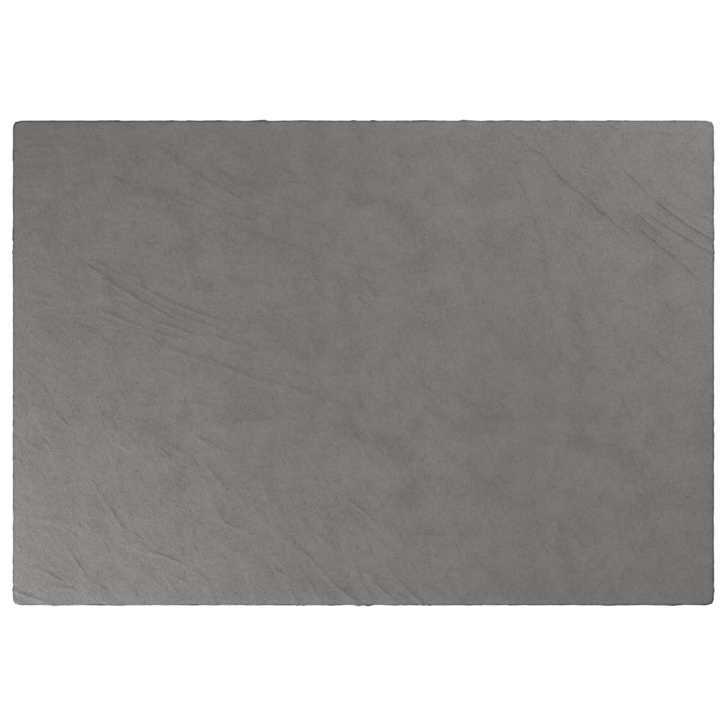 Gewichtsdecke mit Bezug Grau 122x183 cm 9 kg Stoff