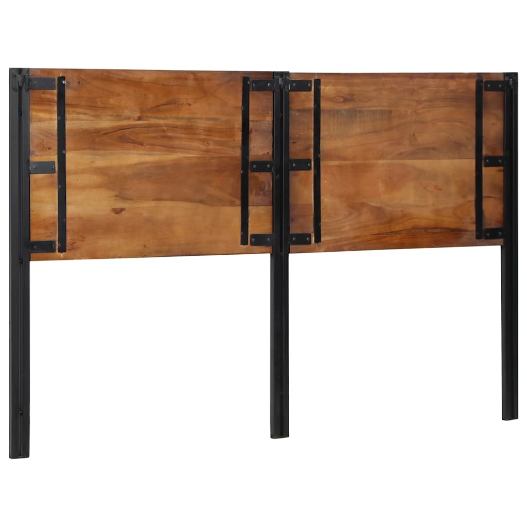 Kopfteil 100 cm Massivholz Mango und Eisen