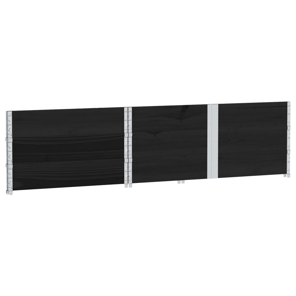 Pflanzkasten Grau 150x100 cm Massivholz Kiefer