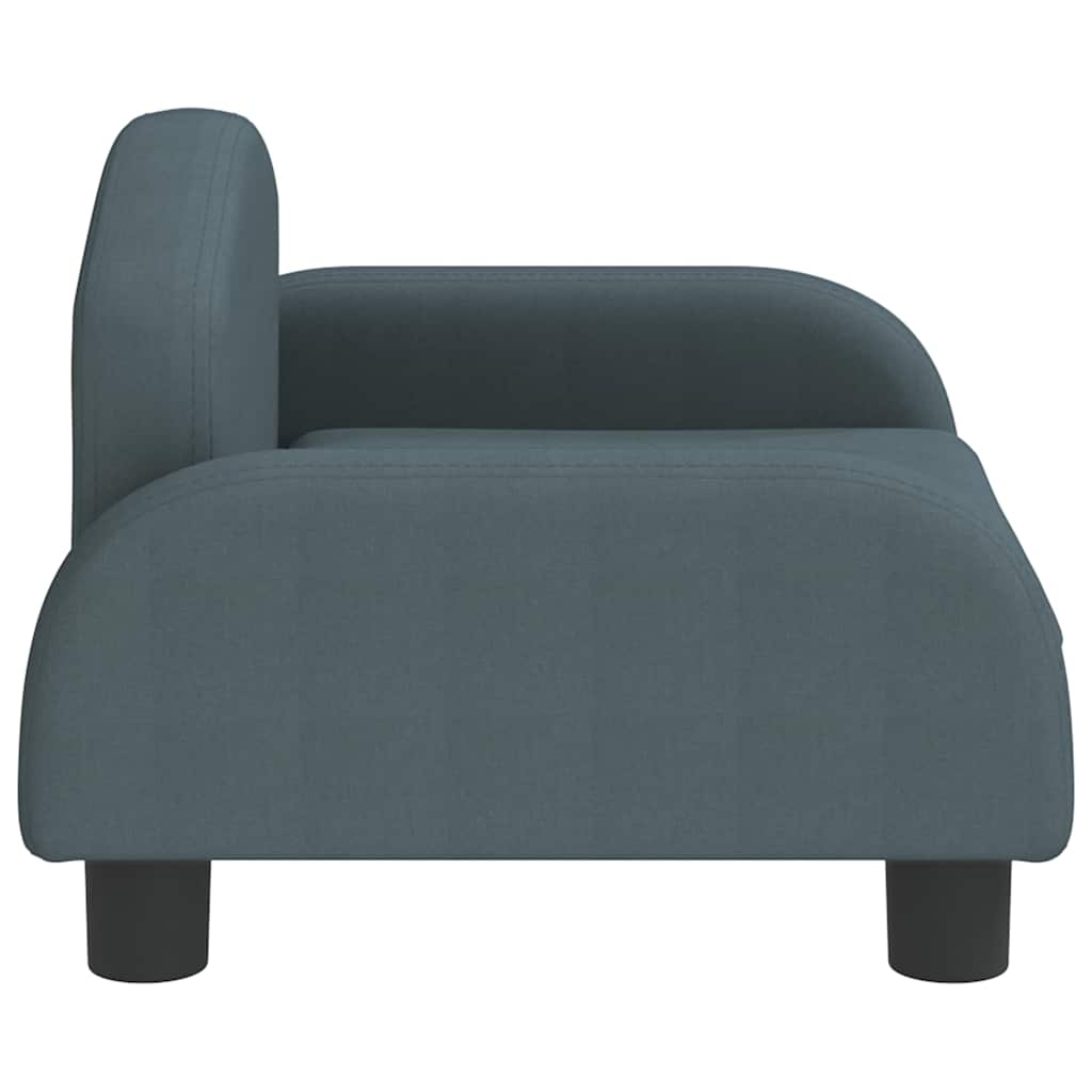Kindersofa Creme 70x45x30 cm Stoff
