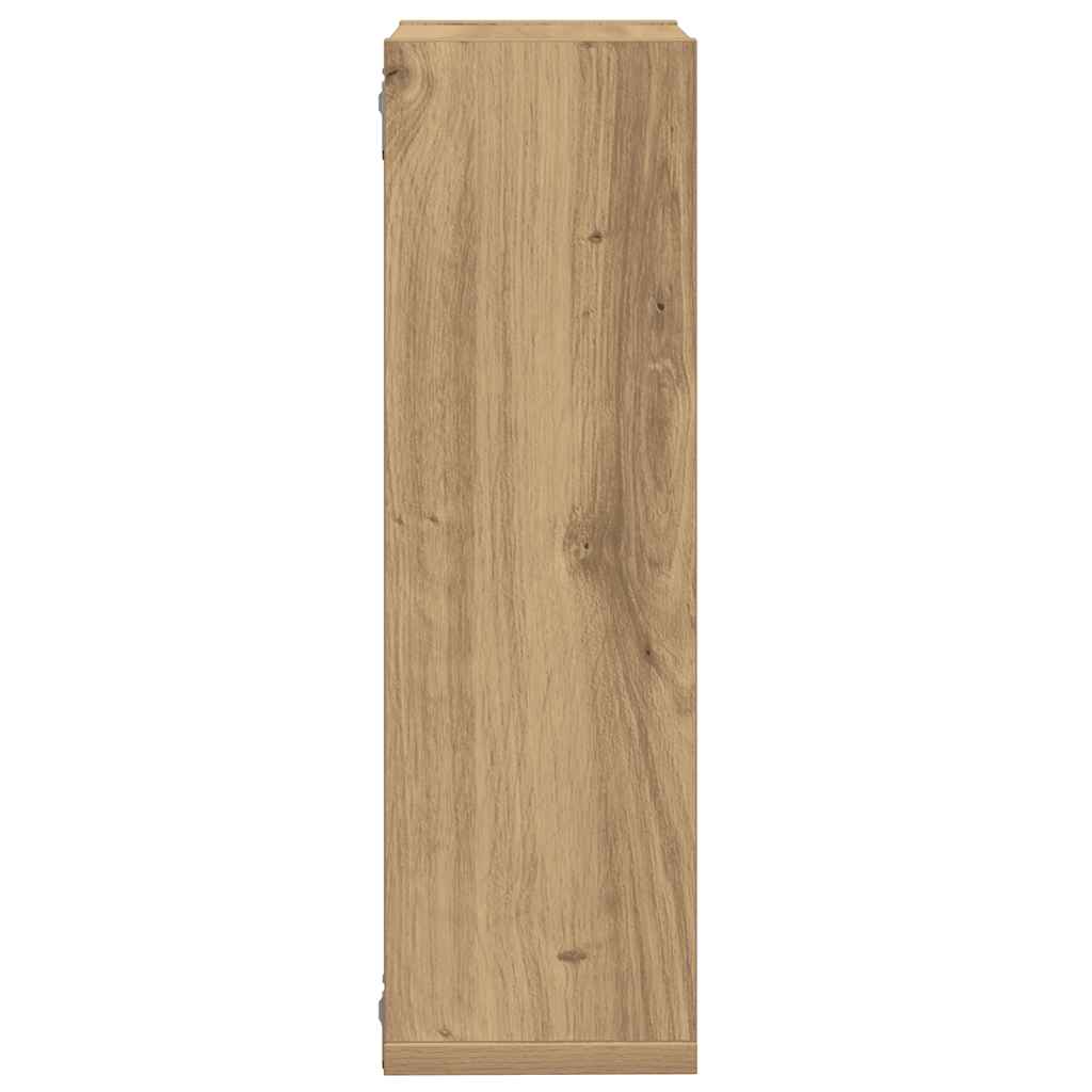 Wandregale 2 Stk. Weiß 50x15x50 cm Holzwerkstoff