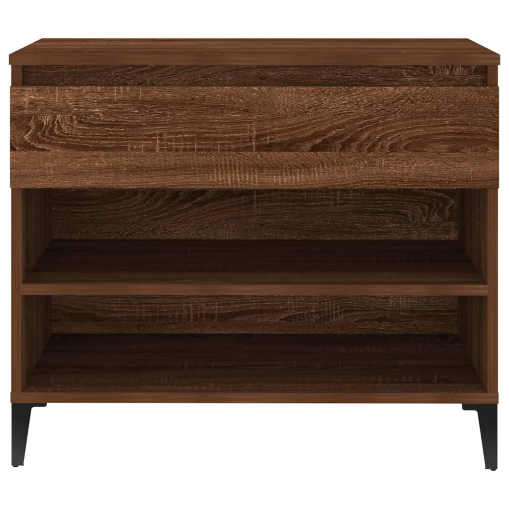 Schuhregal Weiß 70x36x60 cm Holzwerkstoff