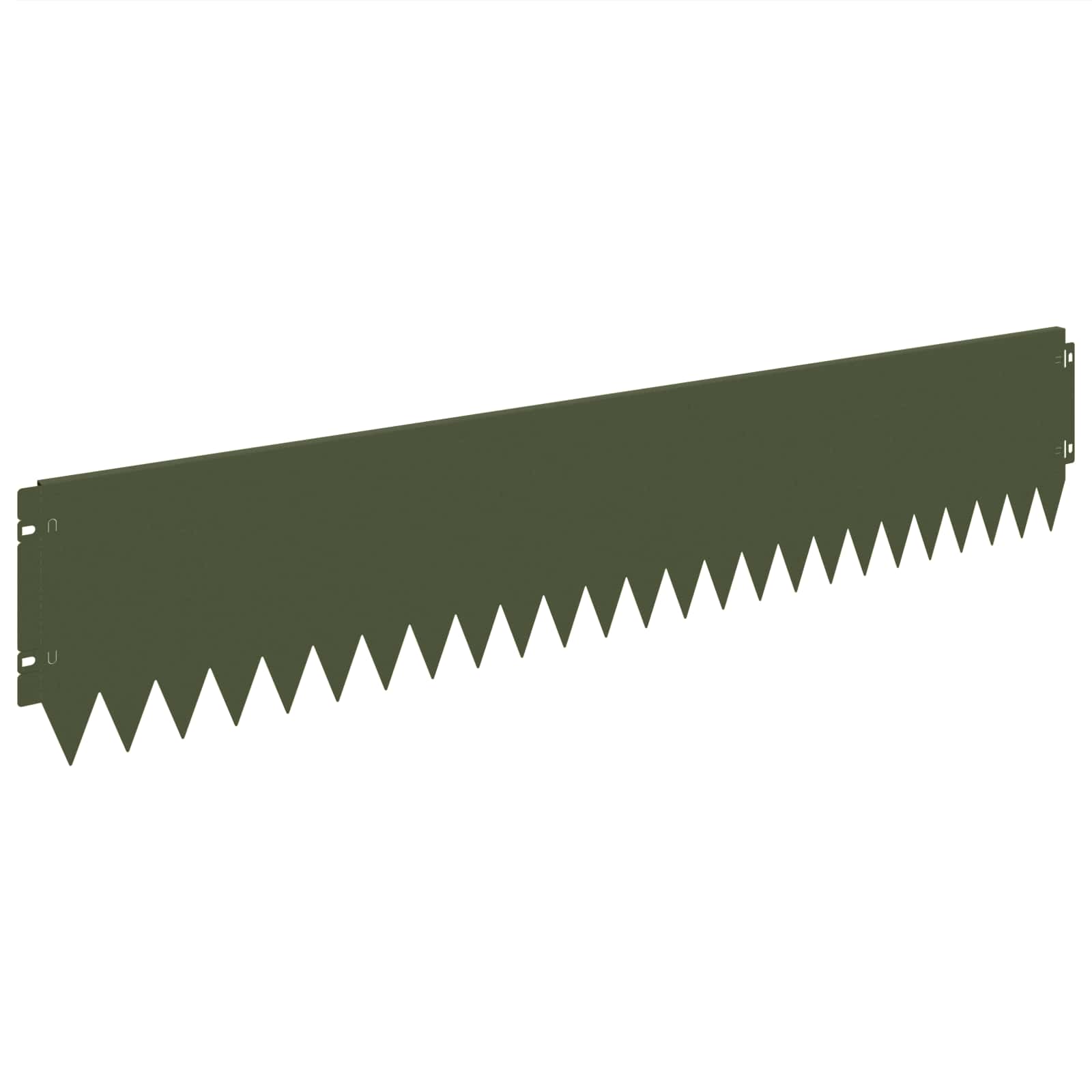 Raseneinfassung 10 pcs 103 x 10 cm Stahl Schwarz