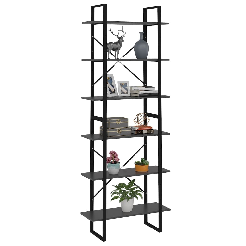 Bücherregal Weiß 80x30x105 cm Holzwerkstoff