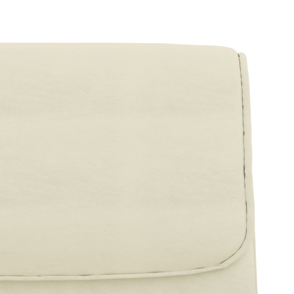 Sitzbank Grau 100x64x80 cm Kunstleder
