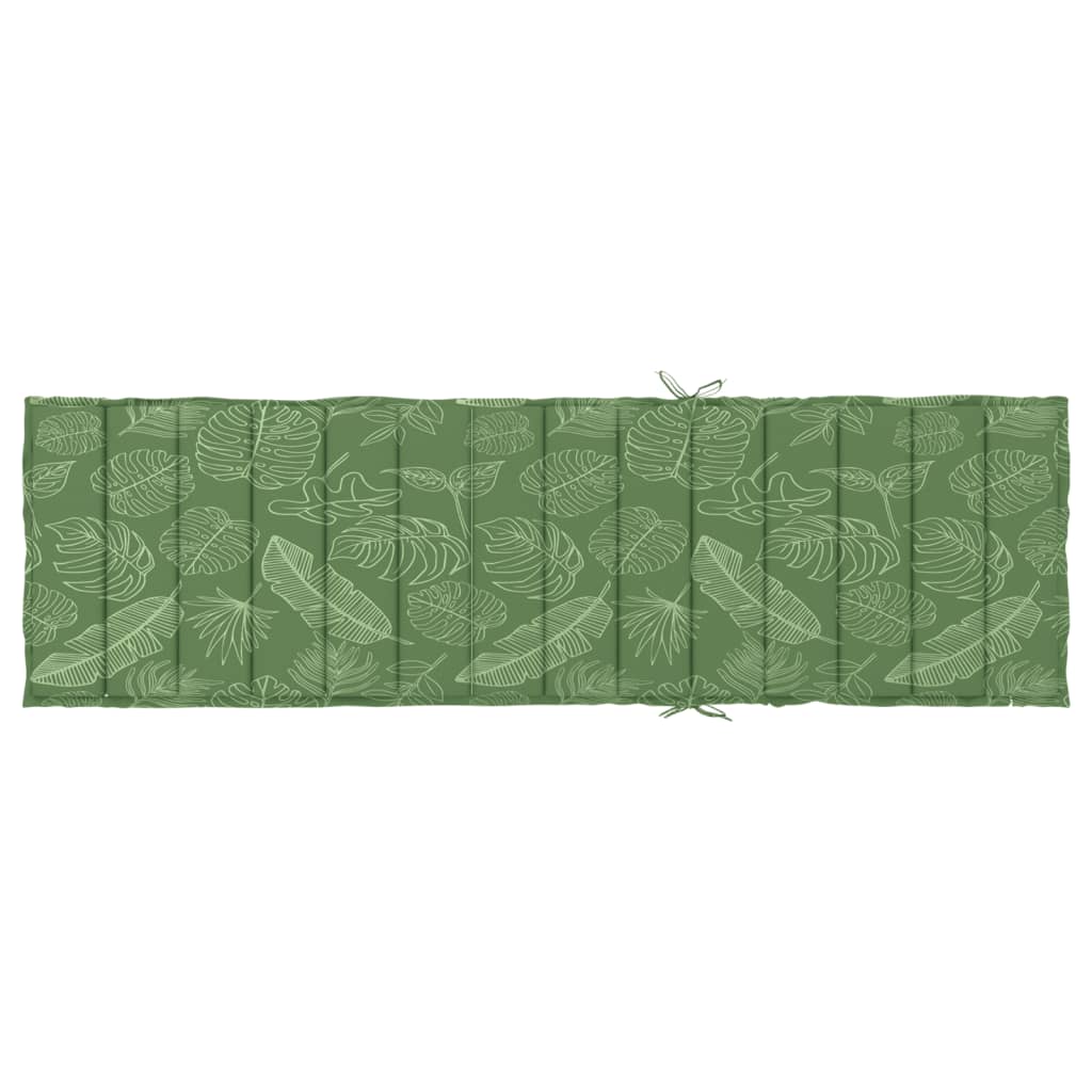 Liege-Kissen Blatt Blattmuster 200 x 70 x 3 cm Oxford-Stoff