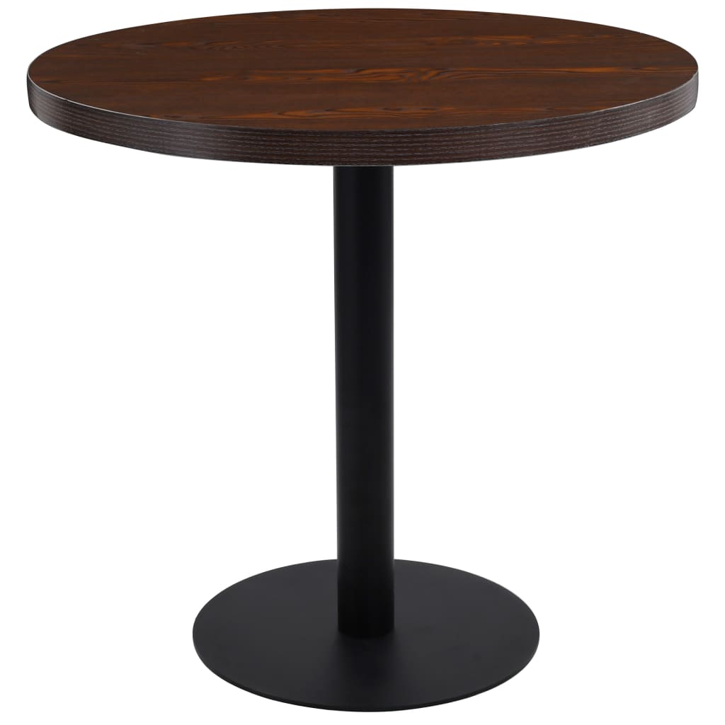 Bistrotisch Hellbraun 40 cm MDF