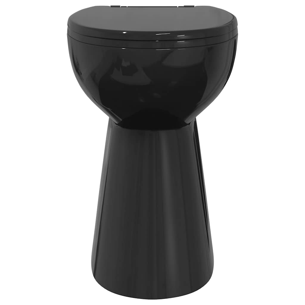 Randloses WC 7 cm Extra Höhe Soft-Close Keramik Weiß
