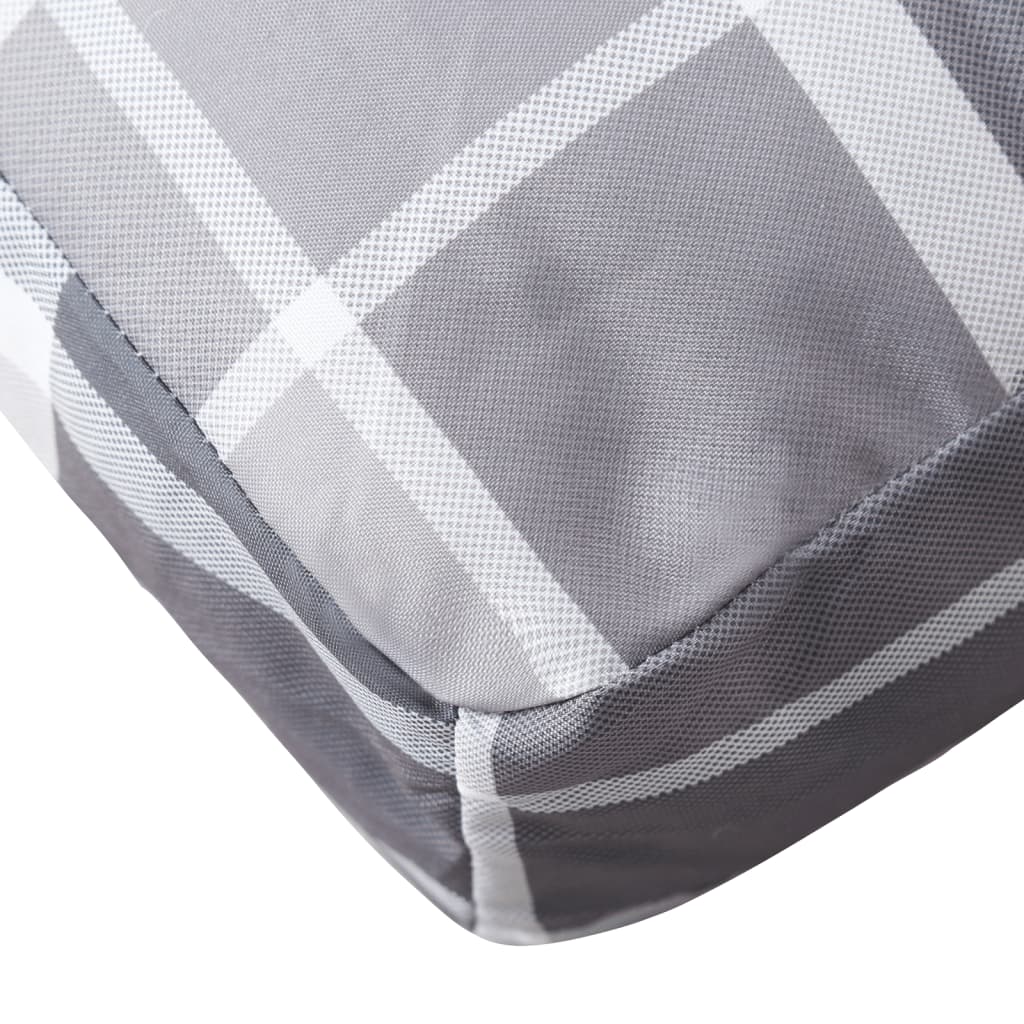 Palettenkissen Anthrazit 50x50x12 cm Stoff