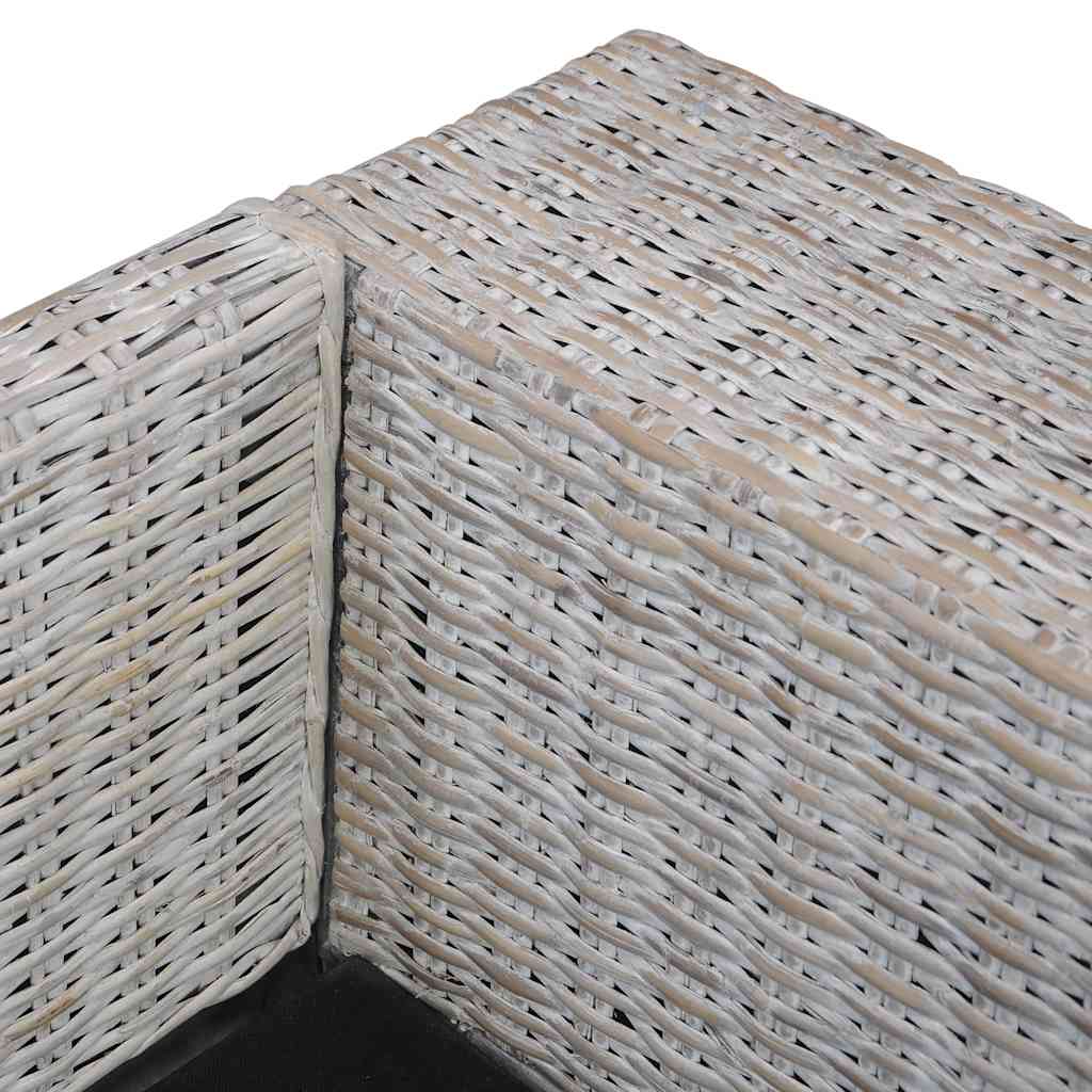 2-Sitzer Sofa Echtes Rattan
