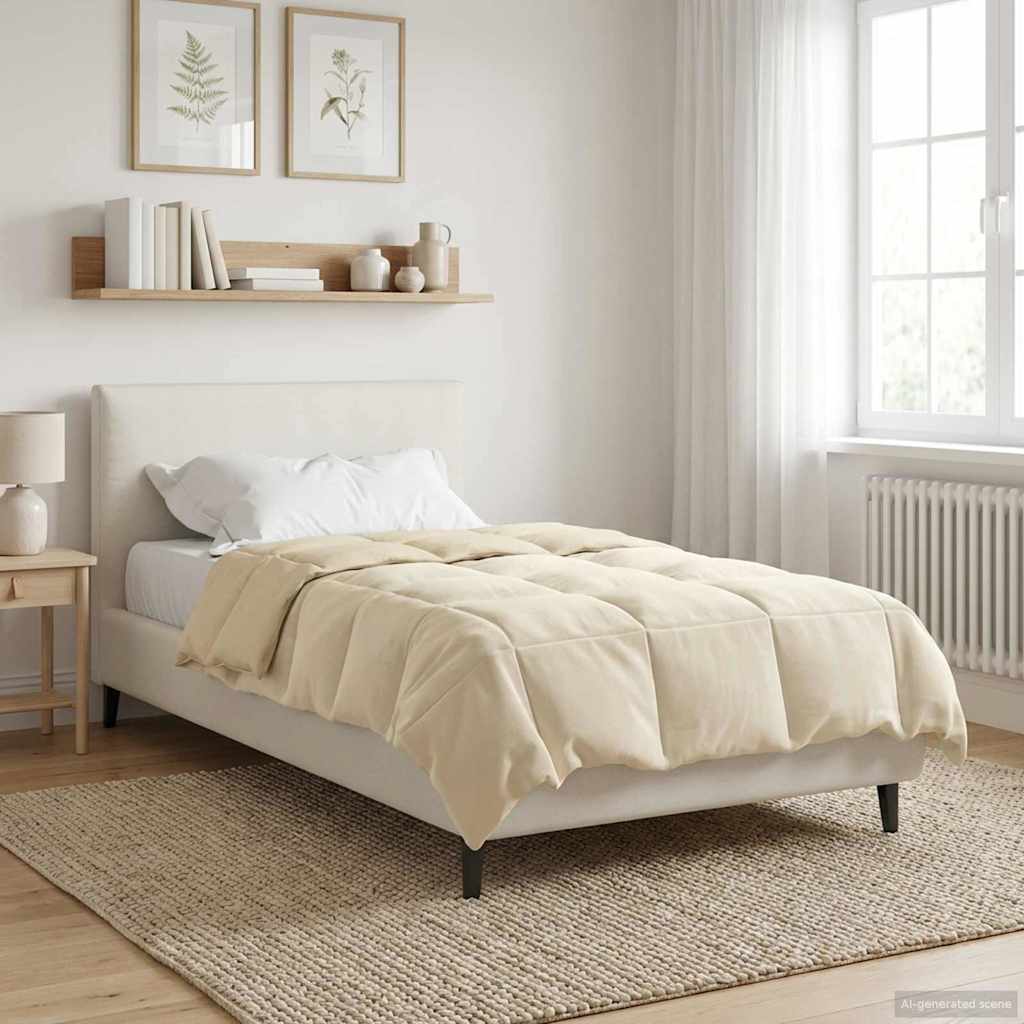 Sommerdecke Gesteppt Anthrazit 135 x 200 cm Mikrofaser