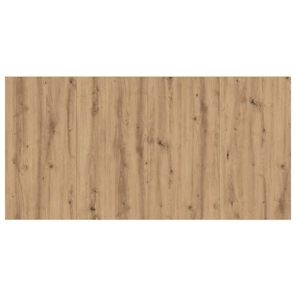 Kopfteil mit Nachttischen Weiß Holzwerkstoff