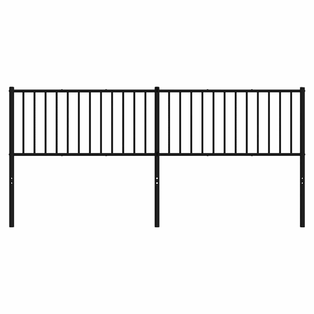 Ersatz-Kopfteil Metall Schwarz 75 cm