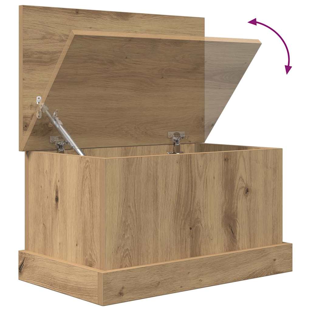 Aufbewahrungsbox Weiß 50 x 30 x 28 cm Holzwerkstoff