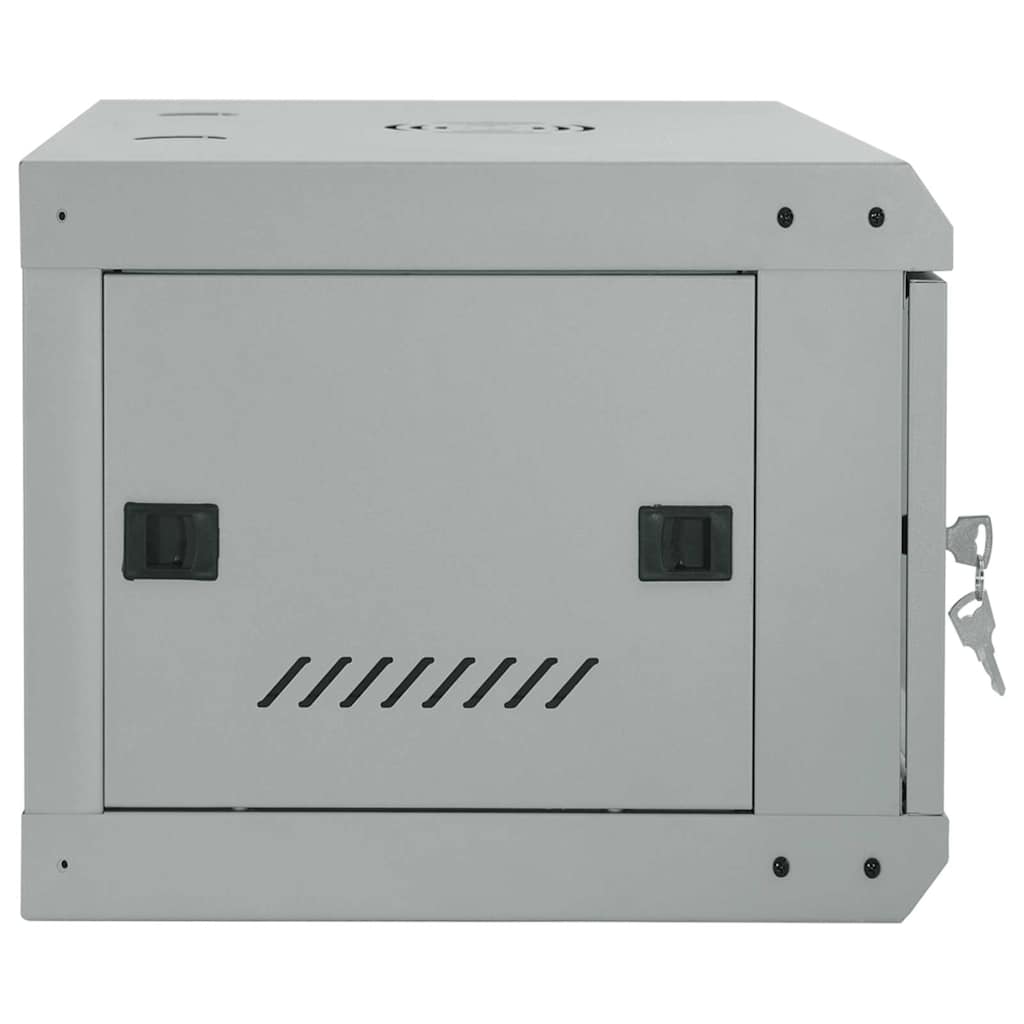 Netzwerkschrank mit Speicher Grau 60 x 45 x 28 cm Stahl