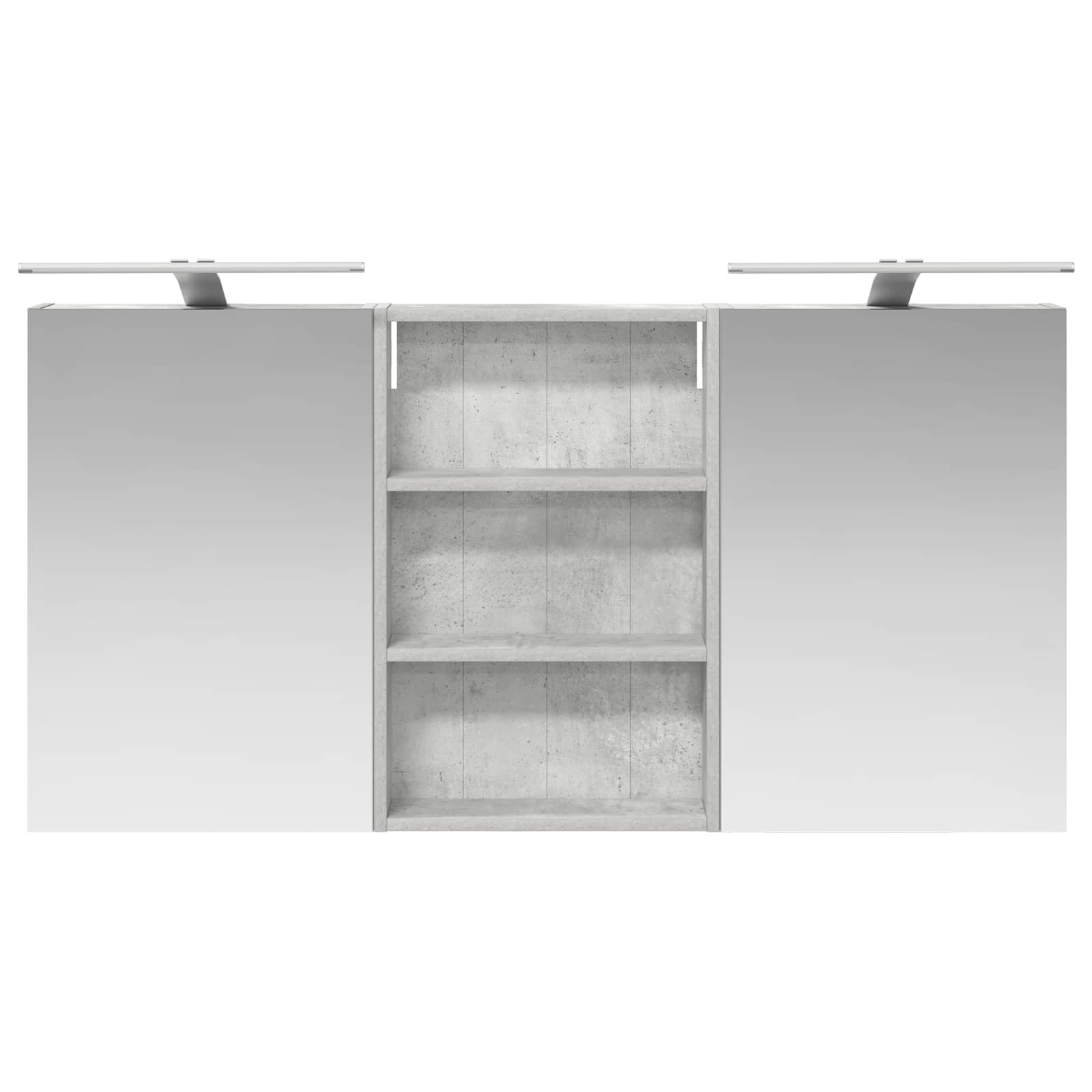 Badezimmerschrank-Set 3 pcs 80 x 10,5 x 50 cm Holzwerkstoff