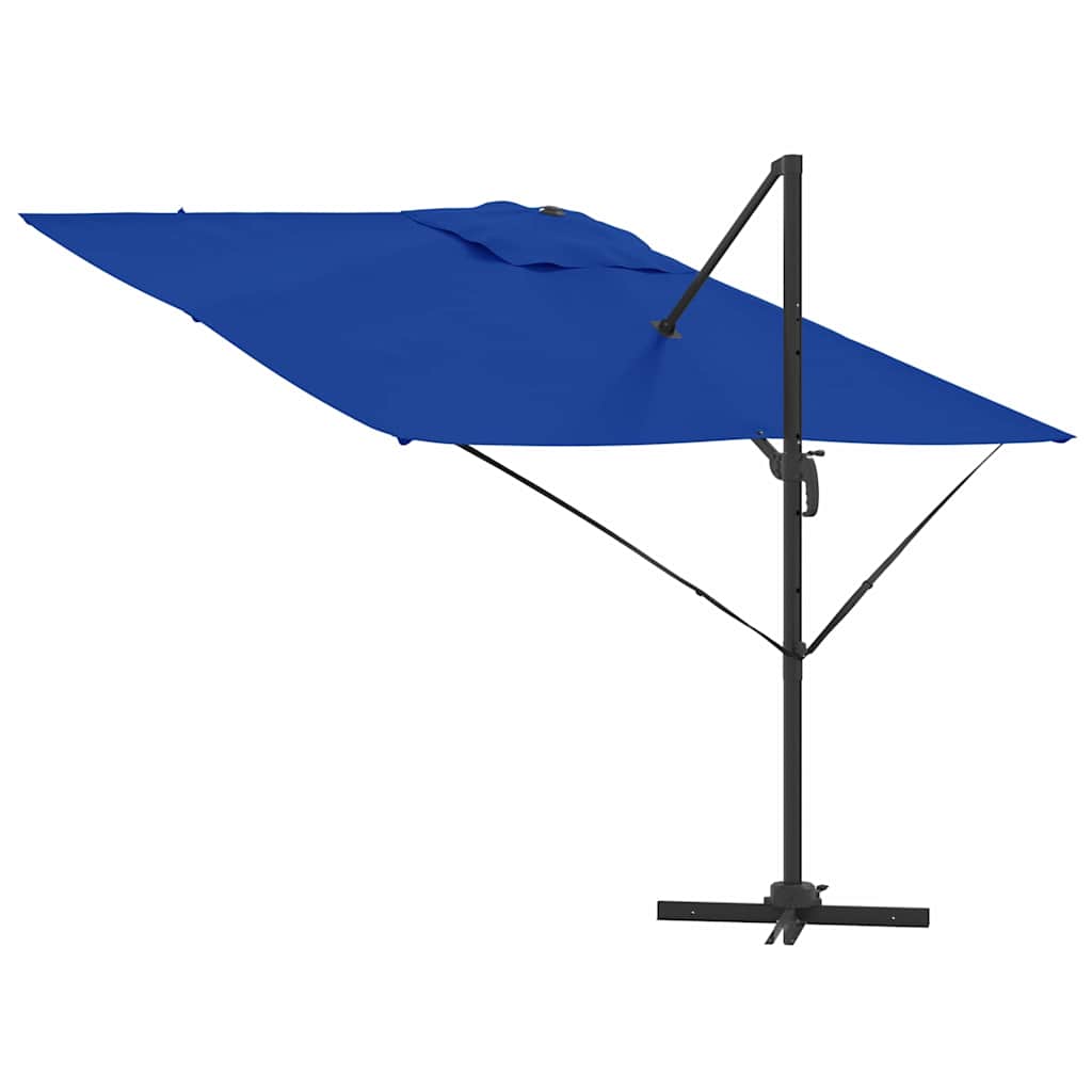Roma Parasol Beige 286 x 284 x 265 cm Aluminium und Polyester