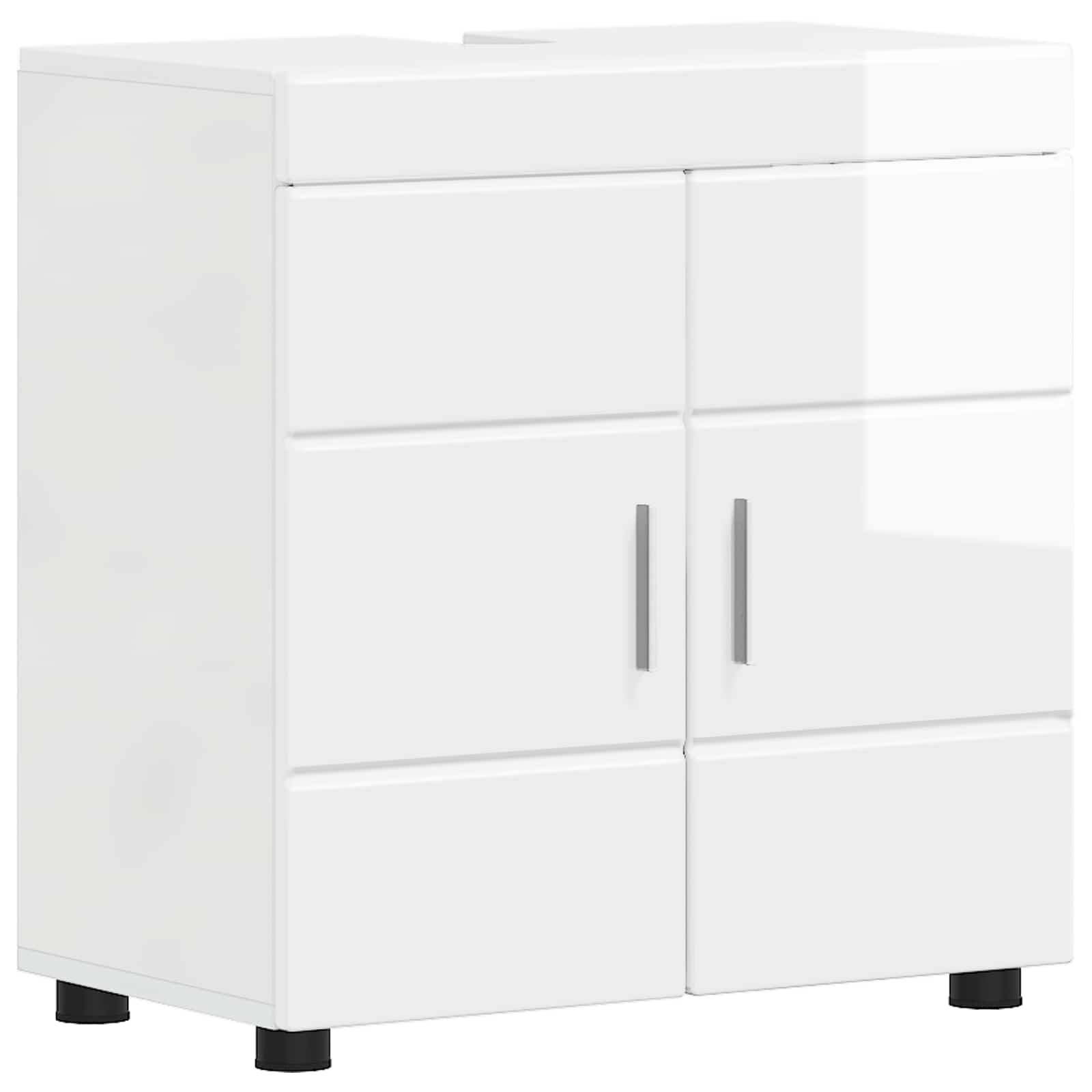 Badezimmermöbel-Set TULUM 2 pcs Weiß 60 x 34 x 63 cm
