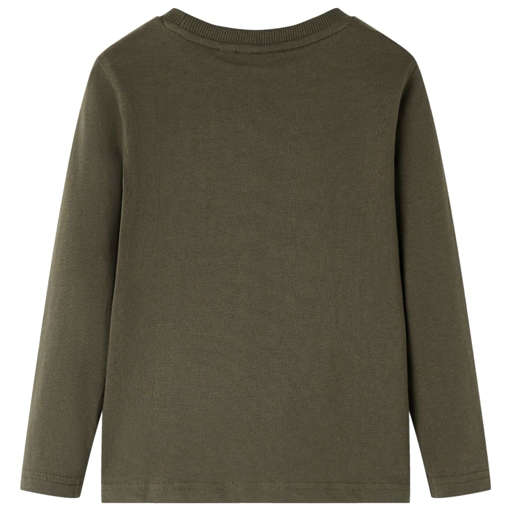 Kinder-Langarmshirt Marineblau 104