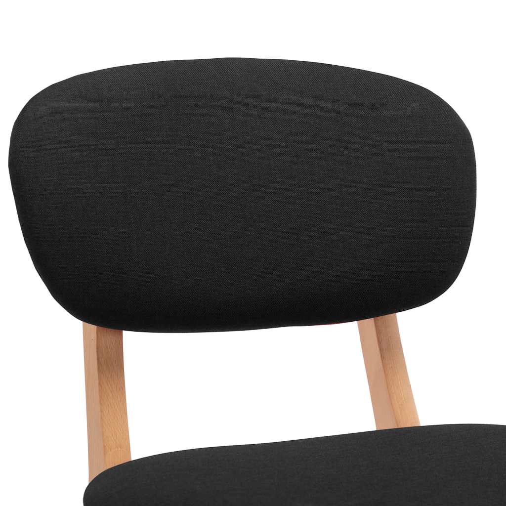 Barhocker 2 Stk. Braun Stoff