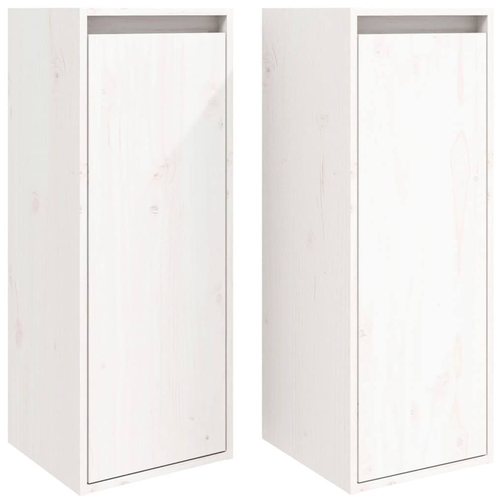 Wandschrank 30x30x80 cm Massivholz Kiefer