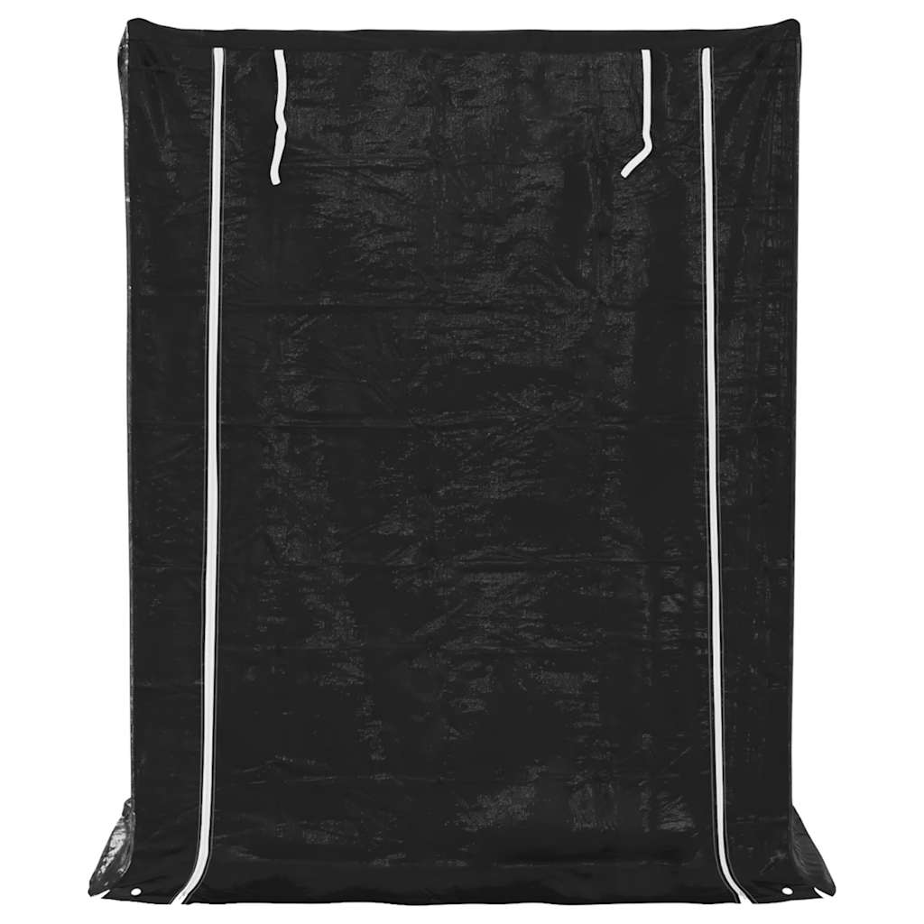 Brennholzregal mit Regenschutz 100,5x40,5x110,5 cm