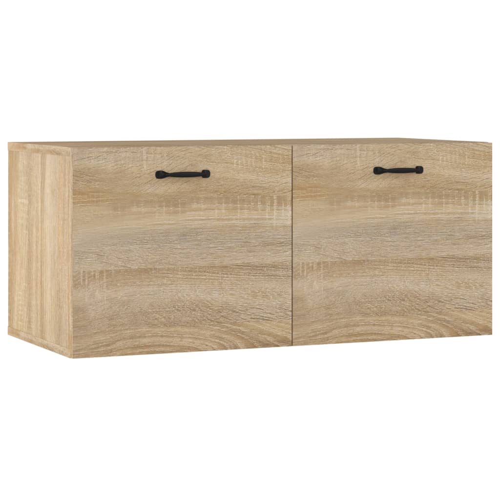 Wandschrank Weiß 80x36,5x35 cm Holzwerkstoff